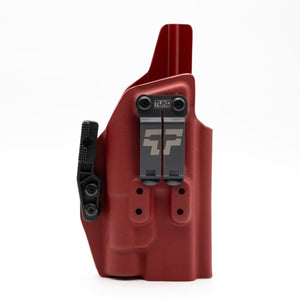 TUKD GHOST light-bearing holster for Smith and Wesson pistols, hand formed Kydex, Las Vegas workshop