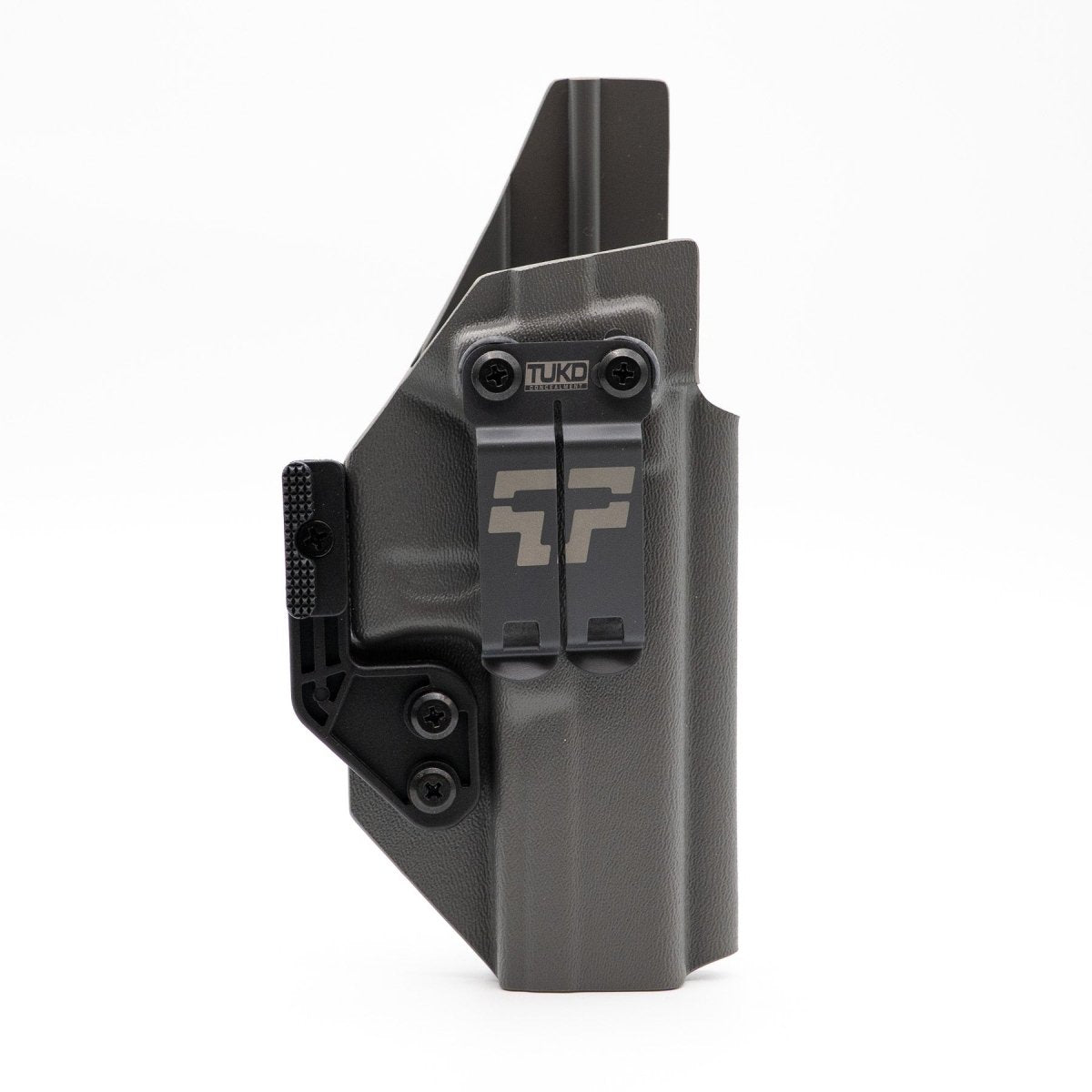 TUKD ORIGIN holster for Smith and Wesson pistols, hand formed Kydex, Las Vegas workshop